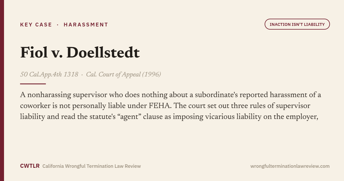 Fiol v. Doellstedt, 50 Cal.App.4th 1318