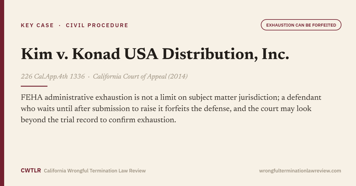 Kim v. Konad USA Distribution, Inc., 226 Cal.App.4th 1336