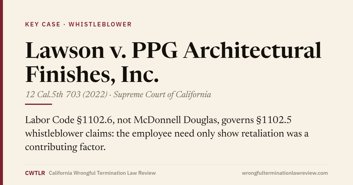 Lawson v. PPG Architectural Finishes, Inc., 12 Cal.5th 703 (2022) · Supreme Court of California