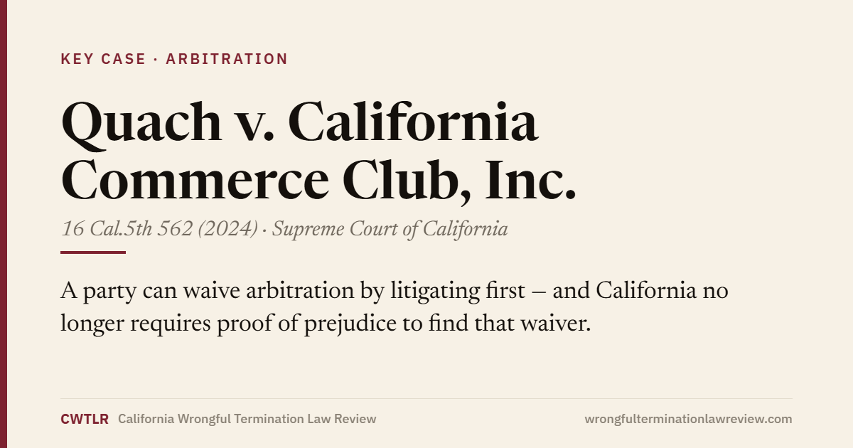 Quach v. California Commerce Club, Inc., 16 Cal.5th 562 (2024) · Supreme Court of California