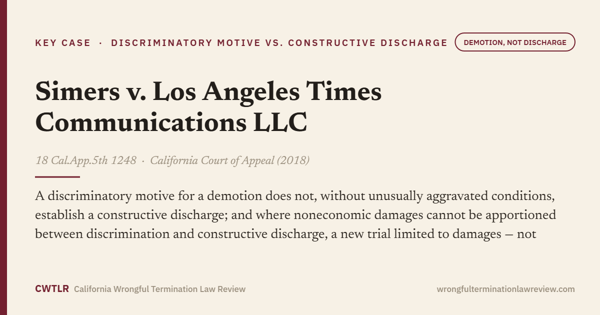 Simers v. Los Angeles Times Communications LLC, 18 Cal.App.5th 1248