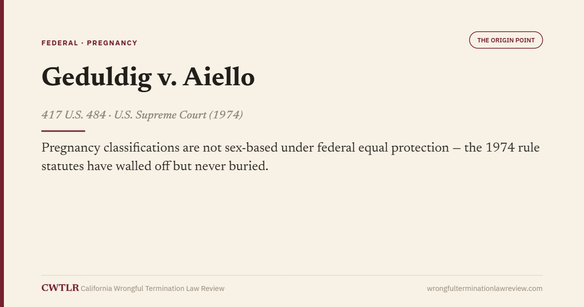 Geduldig v. Aiello hero card