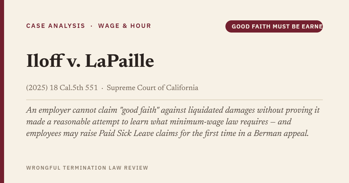 Iloff v. LaPaille (2025) 18 Cal.5th 551