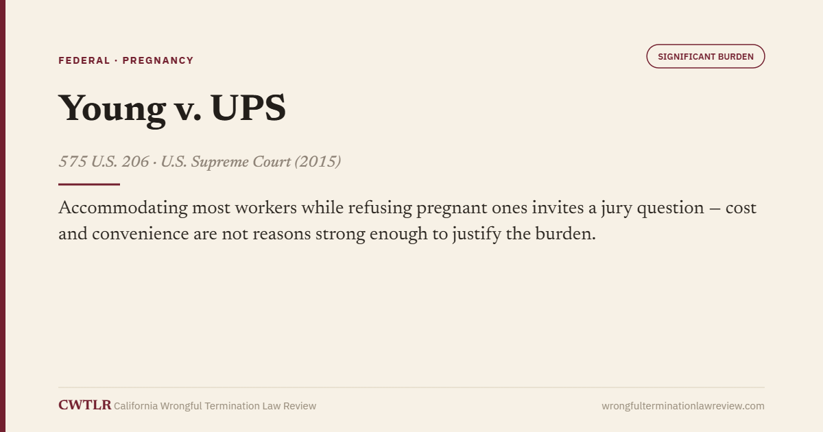 Young v. United Parcel Service hero card
